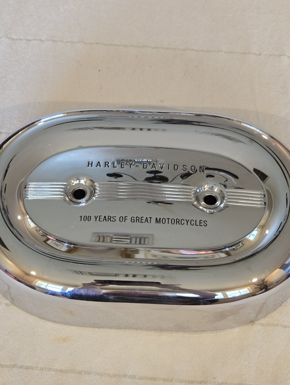 2003 Harley Davidson Sportster XL1200C 100th Anniversary Oval Air Filter Cover